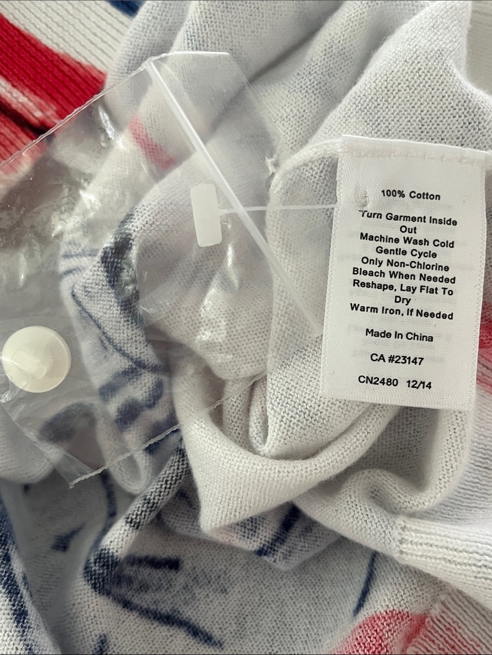 TALBOTS Sailboat Regatta Cotton Cardigan Size Large  Nautical - Picture 15 of 15